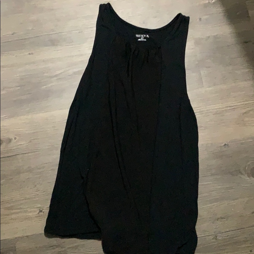 Black tank top